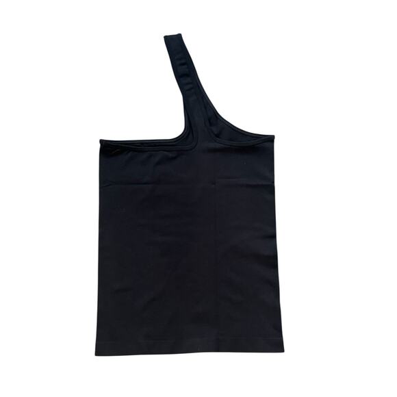 NWT! Helmut Lang Core Cutout Black Seamless Jersey Stretch Tank - Size M/L - Picture 7 of 8